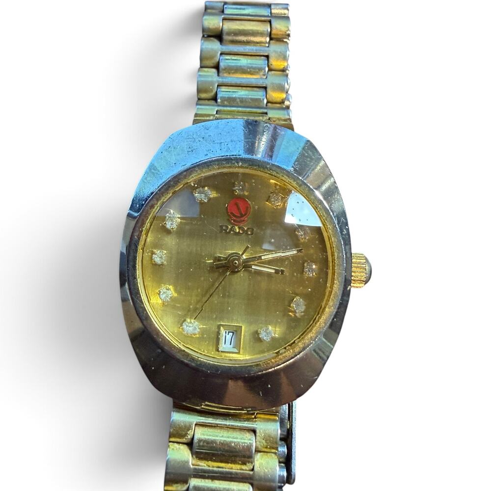 Rado Vintage Ladies Gold Tone Watch, Elegant Timepiece, Great Condition